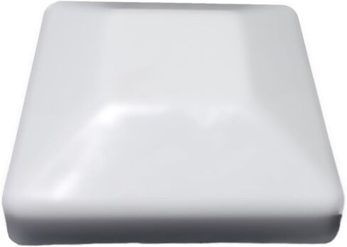 JSP Manufacturing 4X4 White Fence Post Plastic Cap- Pick a Pack (3 5/8 X 3 5/8) Fits 4 x 4 Nominal Fence Posts Made in USA Wholesale/Bulk Pricing (100) in Saudi Arabia