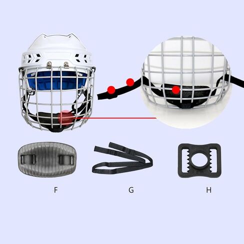 Ice Hockey Helmet Repair Ice Hockey Gear Portable Replacement Stable Helmet Accessories Hockey Helmet Hardware for Sports in Saudi Arabia