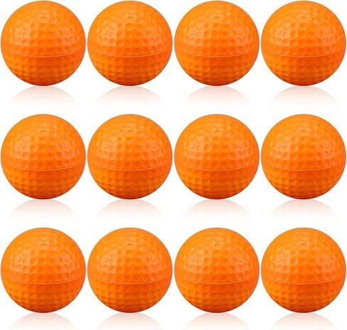 12 Pcs Foam Golf Practice Balls Soft Foam Balls for Golf Practice Realistic Feel and Flight Sport Training in Kuwait