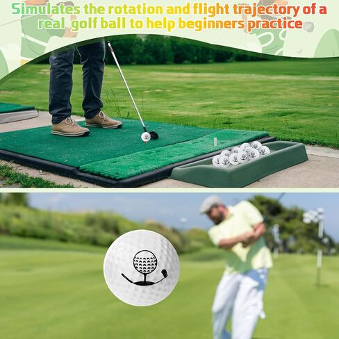 Mudder 200 Pcs Foam Golf Practice Balls Bulk, Soft Foam Ball, Realistic Feel Elastic, Limited Fly Practice for Golf Indoor or Outdoor Training, with 2 Nylon Drawstring Bag in Kuwait