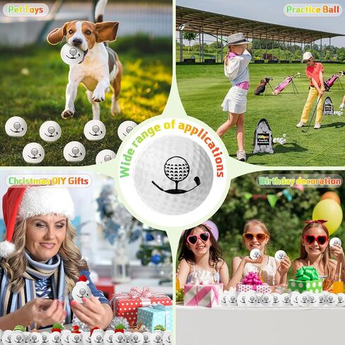 Mudder 200 Pcs Foam Golf Practice Balls Bulk, Soft Foam Ball, Realistic Feel Elastic, Limited Fly Practice for Golf Indoor or Outdoor Training, with 2 Nylon Drawstring Bag in Kuwait