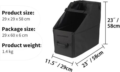 Folding Bike Storage Box Foldable Bicycle Organizer Protective Accessories Practical Portable Travel Bag Transport Case in Saudi Arabia