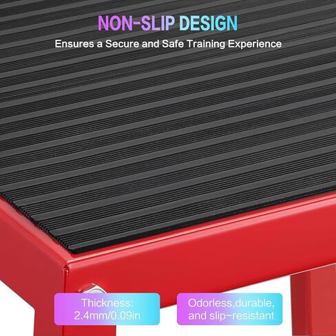 DIKEP Pro-Grade Plyometric Jump Box Gym Fitness Exercise Set, Steel Anti-Slip Step Up Box, 3-Pack(12/18/24 Inch) Plyo Box Jumps for Home Gym Jumping, Squat, Strength Training in Kuwait