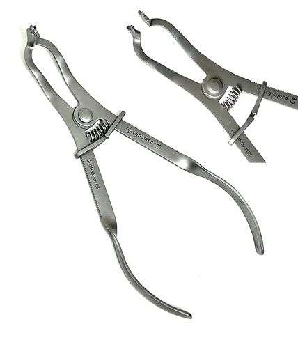 ArTLab-Ainsworth Rubber Dam Punch Pliers for Rubber Dam Sheets 5 Sizes Holes 0.8mm, 1.0mm 1.2mm 1.5mm and 2mm Rotary Punch-Rubber Dam Pliers Ivory Clamp Forceps (Rubber Dam Pliers Ivory) in Kuwait