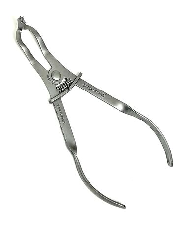 ArTLab-Ainsworth Rubber Dam Punch Pliers for Rubber Dam Sheets 5 Sizes Holes 0.8mm, 1.0mm 1.2mm 1.5mm and 2mm Rotary Punch-Rubber Dam Pliers Ivory Clamp Forceps (Rubber Dam Pliers Ivory) in Kuwait