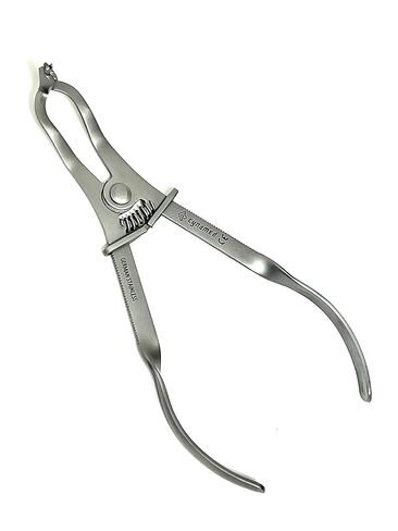 ArTLab-Ainsworth Rubber Dam Punch Pliers for Rubber Dam Sheets 5 Sizes Holes 0.8mm, 1.0mm 1.2mm 1.5mm and 2mm Rotary Punch-Rubber Dam Pliers Ivory Clamp Forceps (Rubber Dam Pliers Ivory) in Kuwait