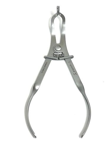 ArTLab-Ainsworth Rubber Dam Punch Pliers for Rubber Dam Sheets 5 Sizes Holes 0.8mm, 1.0mm 1.2mm 1.5mm and 2mm Rotary Punch-Rubber Dam Pliers Ivory Clamp Forceps (Rubber Dam Pliers Ivory) in Kuwait