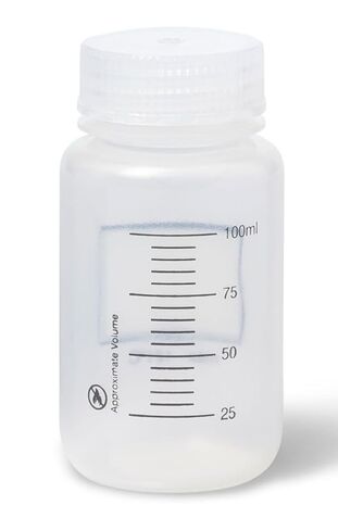 United Scientific® Unistore ™ - حاويات عينة مع أغطية - زجاجة كاشف عريض للبولي بروبيلين - زجاجات بلاستيكية متعددة الأغراض 4 أوقية (125 مل) مع أغطية ، 1 لكل منها in Kuwait