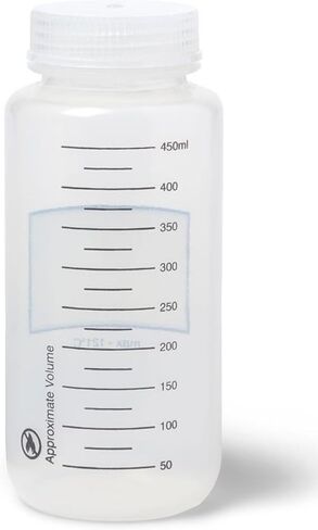 United Scientific® Unistore ™ - حاويات عينة مع أغطية - زجاجة كاشف عريض للبولي بروبيلين - زجاجات بلاستيكية متعددة الأغراض 4 أوقية (125 مل) مع أغطية ، 1 لكل منها in Kuwait