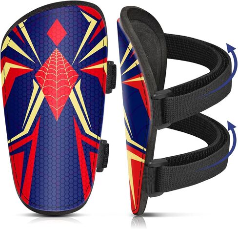 شين حراس كرة القدم أطفال بويز فتيات ، معدات حماية حارس شين لمدة 2-7 سنوات ، وسادات كرة القدم مع الأشرطة القابلة للتعديل in Kuwait