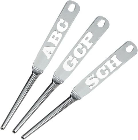 Custom Text Engraved Golf Divot Tool - Personalized Text Name Initials Stainless Steel Silver Golfing Single Prong Fork Tools - Customizable Laser Etched in Saudi Arabia