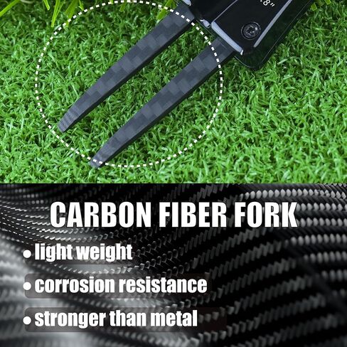 SANDIAN, Golf Tee Height Adjuster, Golf Divot Repair Tool and Tee Holder, All 3 in 1 Golf Tool, Genuine Carbon Fiber T300 Fork, Super Lightweight, Authenticity Brand, Must Have Golf Gears in Kuwait