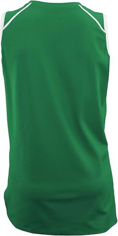 ASICS Womens Ace Jersey Sleeveless, Color:Forest/White, M in Saudi Arabia