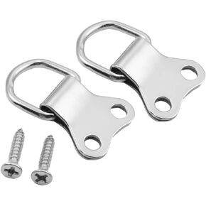 أظافر لعلاج الصور المعلقة ، خطافات صور 20pcs حلقة إطار صورة الإطار 1.42 "× 0.87" مجموعة تشويش نغمة الفضة لإطارات الصورة الإطارات صورة معلقة (100pcs) in Kuwait