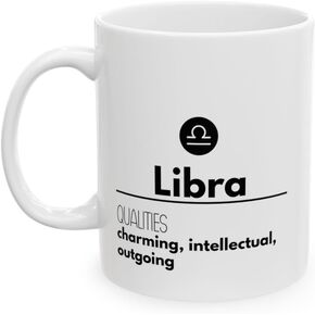 Libra Mug, Astrology Zodiac Signs, Horoscope Gifts for Birthday, Wedding, Housewarming, Birth Star Sign Gift Ideas for Men (15oz) in Saudi Arabia