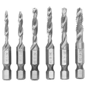 fafeicy 6pcs الصنابير HSS Hex shank US خيط المسمار القياسي المشترك in Kuwait