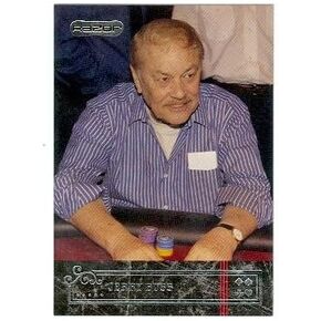 Jerry Buss Trading Card Los Aneles Lakers Owner Poker Player 2006 Razor Poker No. 25 in Saudi Arabia