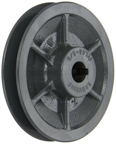 Browning 1VL44X5/8 Variable Pitch Sheave, 1 Groove, Finished Bore, Cast Iron Sheave, for 3L, 4L or A, 5L or B Section Belt in Saudi Arabia