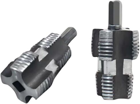 Steel PVC Pipe Tap 1/2" 3/4" Water Pipe Internal Thread Opener Hand Tools for Electric Drill Compatible Pipe Threader in Saudi Arabia