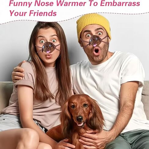 2 Pcs Winter Nose Warmer,Nose Warmer Winter Crochet Cozy Nose Warmer, Soft Nose Warmer for A Cold Nose in Kuwait