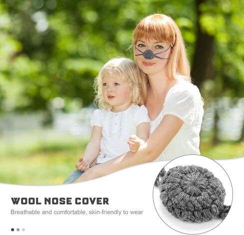 1pc Wool Nose Cover - Winter Nose Warmer & Protector for Men & Women, Anti Cold & Air Conditioning in Saudi Arabia