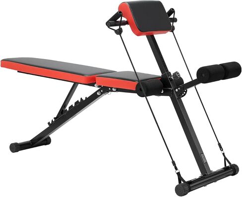 Vevor متعددة الوزن وظيفي مقعد لممارسة تمارين كامل الجسم ، مقعد الروماني فرط النقد ، 770 رطلا معدات قابلة للتعديل وقابلة للطي للذراع الخلفية Core AB ، آلة التمرين للجلوس لصالة الألعاب الرياضية المنزلية in Kuwait