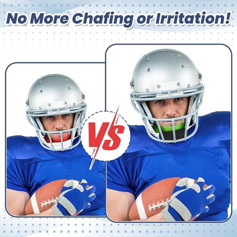 Football Chin Pad,Chin Strap Cushion,Easy to Install,Chin Strap Cover,Jaw Pad,for Skating,Outdoor,Cycling,Traveling in Saudi Arabia