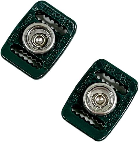 Sportstar Chinstrap Buckles - Green Gridiron in Kuwait