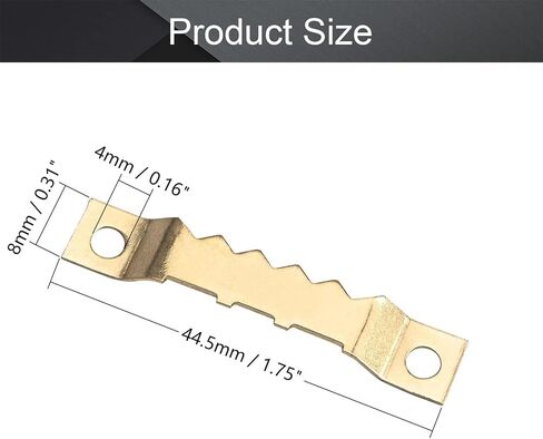 Nails For Hanging Pictures,Picture Hooks 10PCS Sawtooth Picture Hangers Iron Picture Hangers 1.85" x 0.31" Double Hole Picture Frames Hangers for Hanging Clock Paintings Artwork Picture Frame Hook Pho in Saudi Arabia