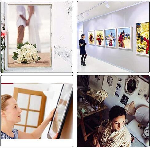 أظافر لعلاج الصور المعلقة ، خطافات صور 20pcs حلقة إطار صورة الإطار 1.42 "× 0.87" مجموعة تشويش نغمة الفضة لإطارات الصورة الإطارات صورة معلقة (100pcs) in Kuwait