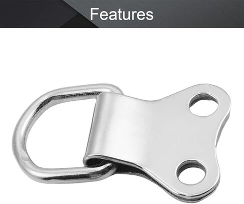 أظافر لعلاج الصور المعلقة ، خطافات صور 20pcs حلقة إطار صورة الإطار 1.42 "× 0.87" مجموعة تشويش نغمة الفضة لإطارات الصورة الإطارات صورة معلقة (100pcs) in Kuwait