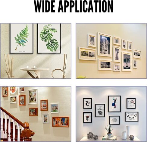 أظافر لعلاج الصور المعلقة ، خطافات صور 20pcs حلقة إطار صورة الإطار 1.42 "× 0.87" مجموعة تشويش نغمة الفضة لإطارات الصورة الإطارات صورة معلقة (100pcs) in Kuwait