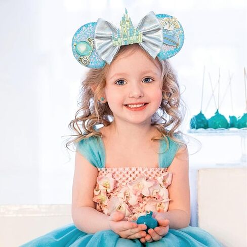 Mouse Ear Headband, Birthday Ears for Women Girls kids Adult, Princess Costume for Party Trip Parks CospLay Essentials in Saudi Arabia