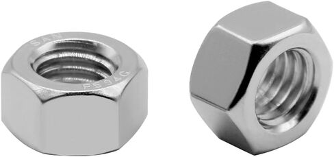 Beduan 50PCS 5/16"-18 Nuts 18-8 304 (A2-70) Stainless Hardware Nuts Commercial Grade for Boats Dock Car in Saudi Arabia