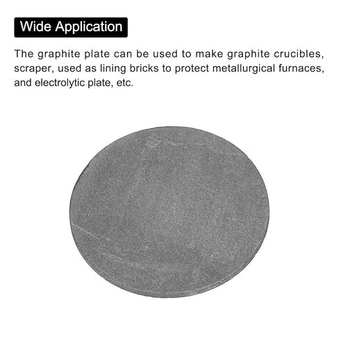 Meccanixity Round Graphite Block Disk Incot High Purity Graphite Plate Plate 22x1mm للذوبان ، التحليل الكهربائي ، حزمة 20 in Saudi Arabia