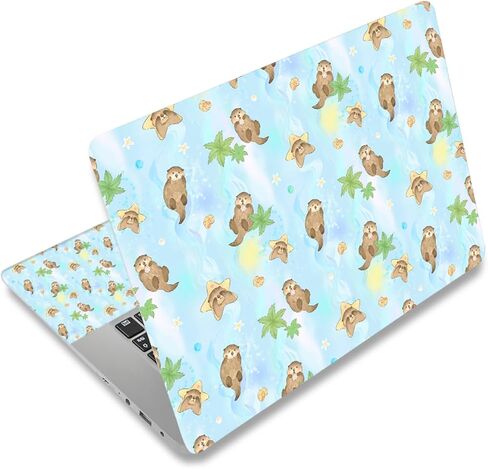 Personalized Laptop Skin Sticker Decal 12.1 13 13.3 14 15 15.4 15.6 Inches Universal Netbook Skin Sticker Reusable Notebook PC Art Decal Protector by AORTDES (Yellow Green) in Saudi Arabia