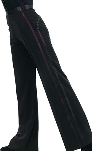 JS Chow Black Men's Boys's Boys's Latin Ballroom Smooth Rhythm Performance Performan in Saudi Arabia