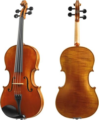 Advanced Carlo Lamberti Solid Wood Classic Viola 16.5" for Beginners, Professional, Kids, Adults, Traditional Italian Methods Viola Instruments in Saudi Arabia
