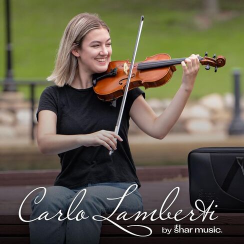 Advanced Carlo Lamberti Solid Wood Classic Viola 16.5" for Beginners, Professional, Kids, Adults, Traditional Italian Methods Viola Instruments in Saudi Arabia