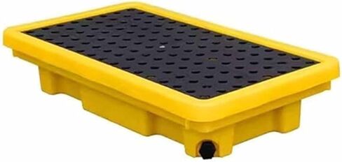 48"x24"x4" Spill Platform with Grating and Forklift Pockets, 2,000 Lbs. Load Capacity Containment Tray with Drain Outlet Modular Platform Pallets(50x36x10cm) in Saudi Arabia