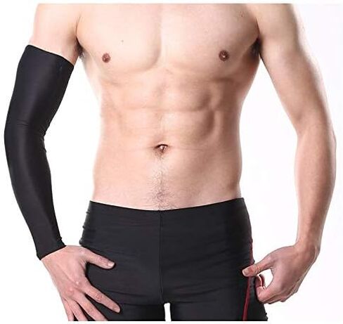 تغطية ملحقات السلامة من الحرس الرياضي مرن المرفق الرياضية كوع الدعم الداعمة الدعم ذراع الفرقة واقية من الشمس in Kuwait