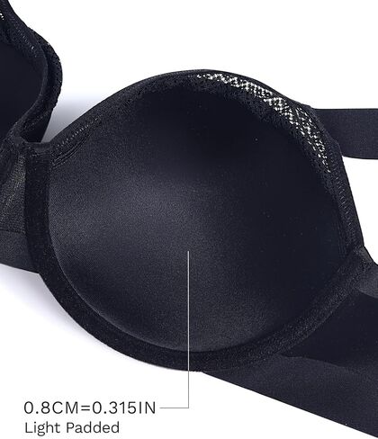 Minimizer Bras for Women Full Coverage Plus Size T-Shirt Bra with Underwire Support for Heavy Breast in Kuwait