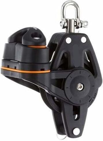 Sailboat Hardware Single Swivel Shackle Fiddle Blo Sailboat Hardware 60mm 2 1/3" Single Swivel Shackle Fairlead Cleat Plain Bearing Block BP0611F in Saudi Arabia