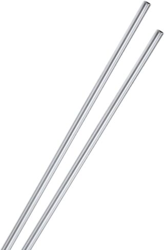 2-pack 300mm 6063 أنبوب مستدير الألومنيوم ، 32 مم معرف 35 مم OD أنابيب الألومنيوم سلسة للبناء/صياغة/صياغة DIY ، أنبوب مستقيم معدني [1.26 "x1.38" x12 "] in Saudi Arabia