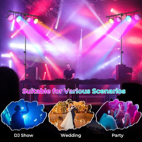 Goplus DJ Light Stand ، نظام الجمالون الإضاءة 14 قدمًا مع 32 مصباحًا يحمل سعة 220 رطلاً ، ومرتفعات قابلة للتعديل من 11 مستوى ، و BAR ، ومكافحة الإضاءة للمعادن لمرحلة الصوت المحمولة ، والبار ، والحفلات ، واللواء in Saudi Arabia