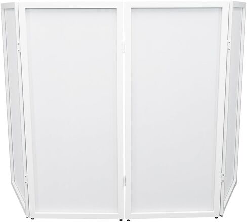 Rockville RFSSB Black DJ Event Facade, 4 Panels, Built-In Scrim, Foldable, Travel Bag, Non-Slip Feet, Steel Frame, Perfect for DJs, Parties & Events in Saudi Arabia