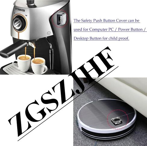 2Pcs Power Push Button Switch Cover Waterproof and Collision Resistant Dustproof Safety Protector for 39 * 34mm Mounting Hole Computer PC Desktop Momentary in Kuwait