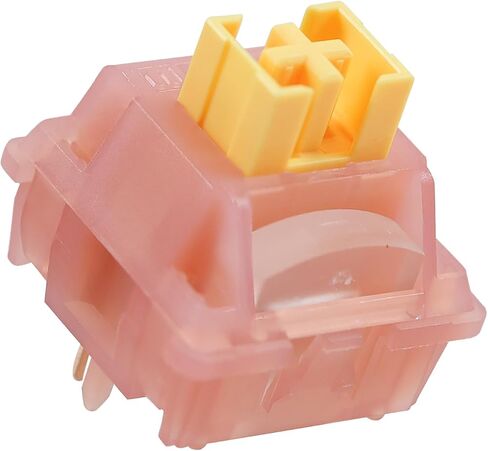 Outemu Honey Peach Switch V3 ، 40g مفتاح خطي صامت صامت مسبقًا للوحة مفاتيح الألعاب الميكانيكية ، مفاتيح 5 دبوس (خوخ العسل ، 70 ٪) in Saudi Arabia