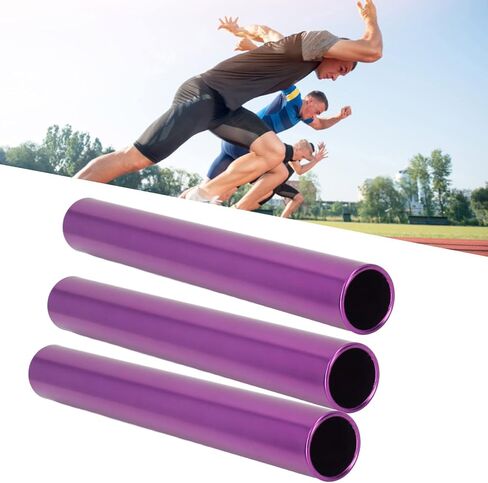 3pcs ترحيل Baton Aluminium Aluminium Track Field Hartons Trape Outdoor Sports Relay للطلاب ، المكتب ، Clark Race in Kuwait