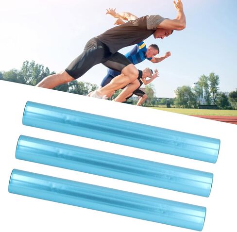 3PCS Relay Baton Aluminum Alloy Track Field Running Batons Outdoor Sports Track Relay for Students, Office, Clark Race in Saudi Arabia